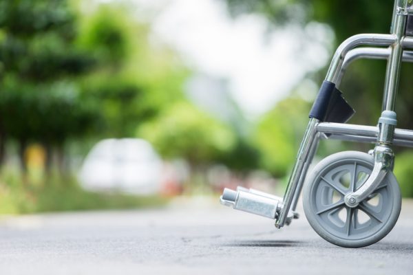 wheelchair representing injured person-law offices of edward singer